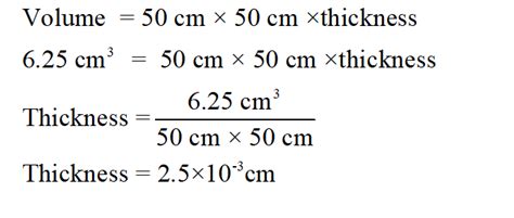 measures thickness of objecs|volume and thickness chemistry.